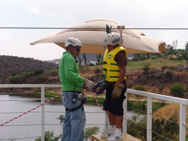 Seguridad en la tirolina